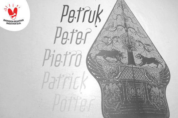 Petruk Font font preview - 2