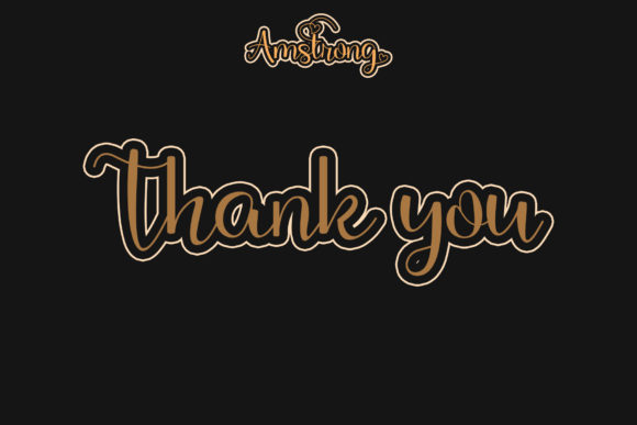 Amstrong Font - Preview 6