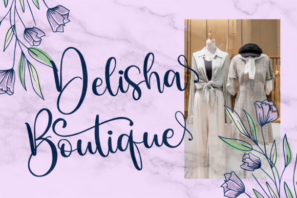 Delisha Glande Font - Preview 1