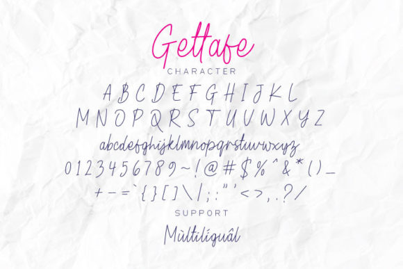 Gettafe Font - Preview 5