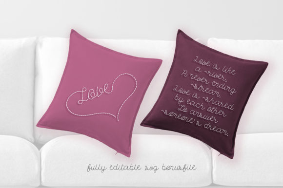 Handstitch Script Font - Preview 1