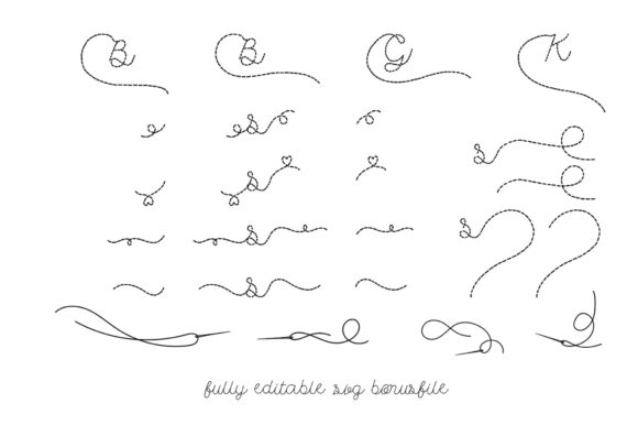 Handstitch Script Font - Preview 2