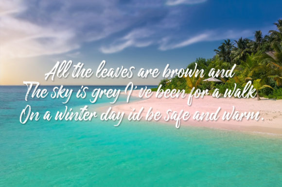 Nautical Font PNG with transparent background - Preview 2