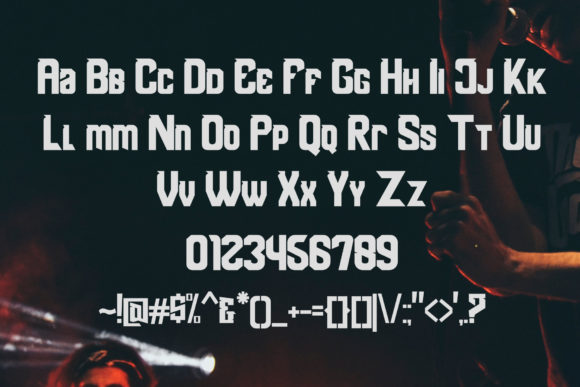 Peakers Font PNG with transparent background - Preview 4