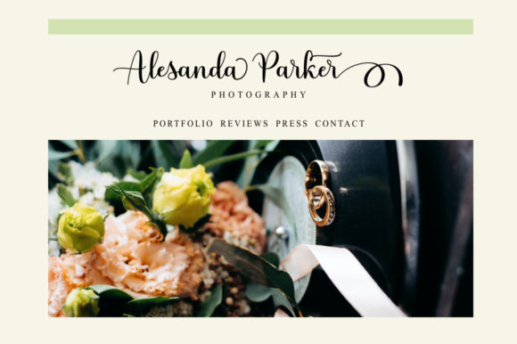 Aluefera Script Font - Preview 4