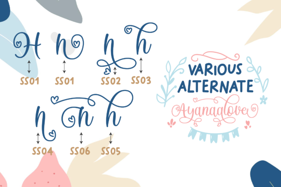 Ayanalove Font - Preview 2