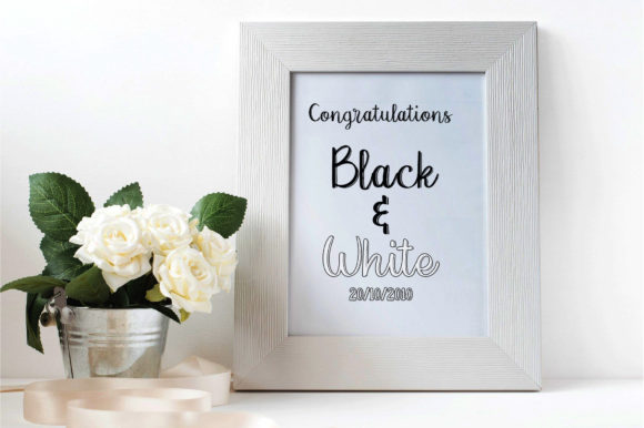 Black Flowers Font - Preview 3