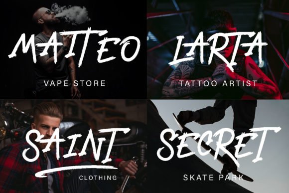 Black Manta Font - Preview 2