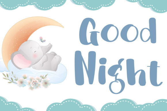 Cute Elephant Font - Preview 1