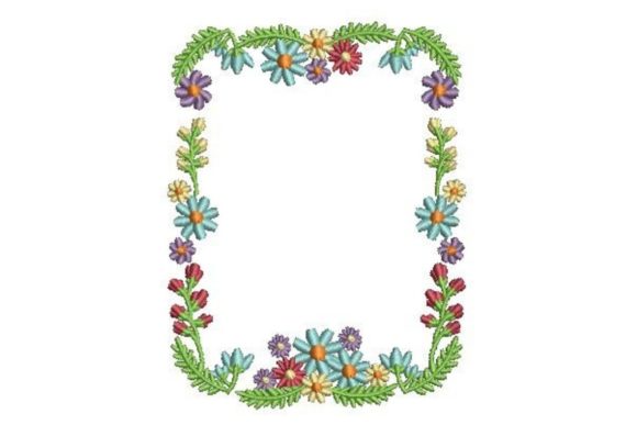 Floral Border Card