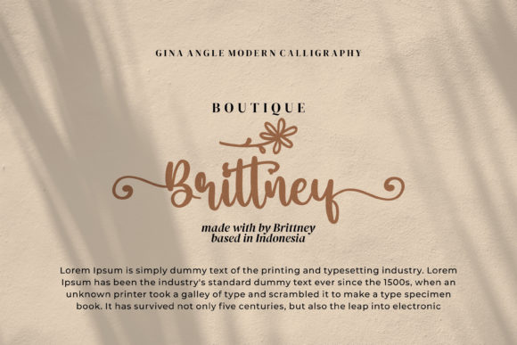 Gina Angle Font - Preview 1