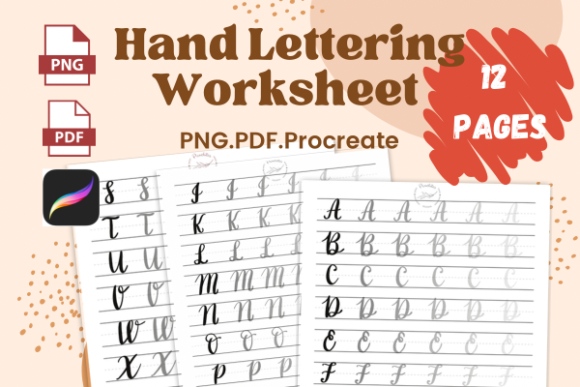 Hand Lettering Practice Worksheets