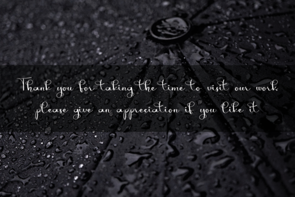 Luxury Signature Font PNG with transparent background - Preview 4
