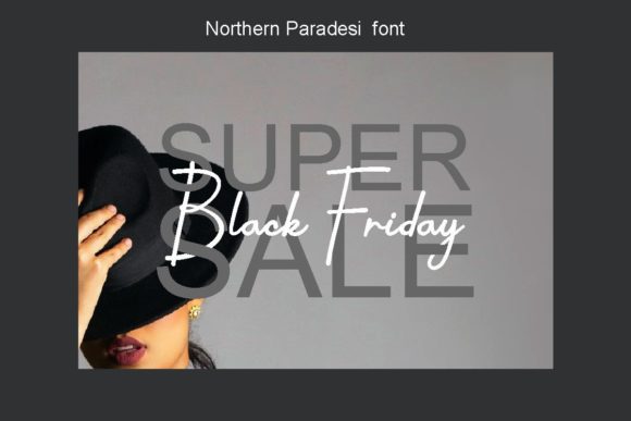 Northern Paradise Font PNG with transparent background - Preview 1