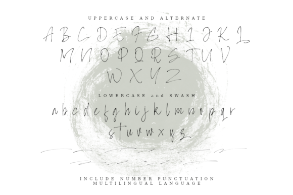 Restiana West Font PNG with transparent background - Preview 1