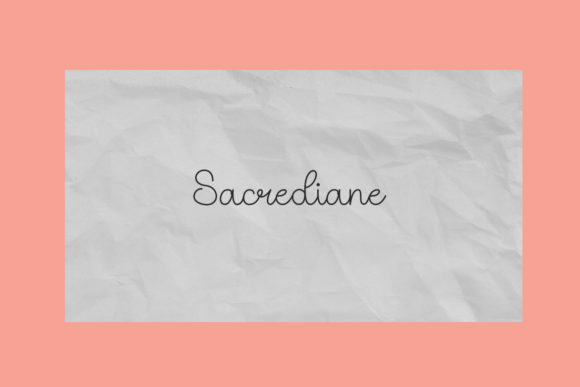 Sacrediane Font PNG with transparent background - Preview 5