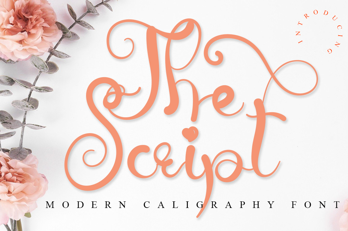 The Script font preview — versatile natural handwritten font for blog headers and product packaging