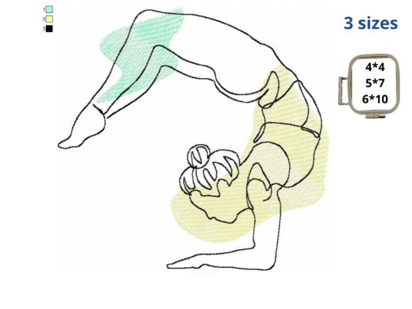 Yoga Line Art
