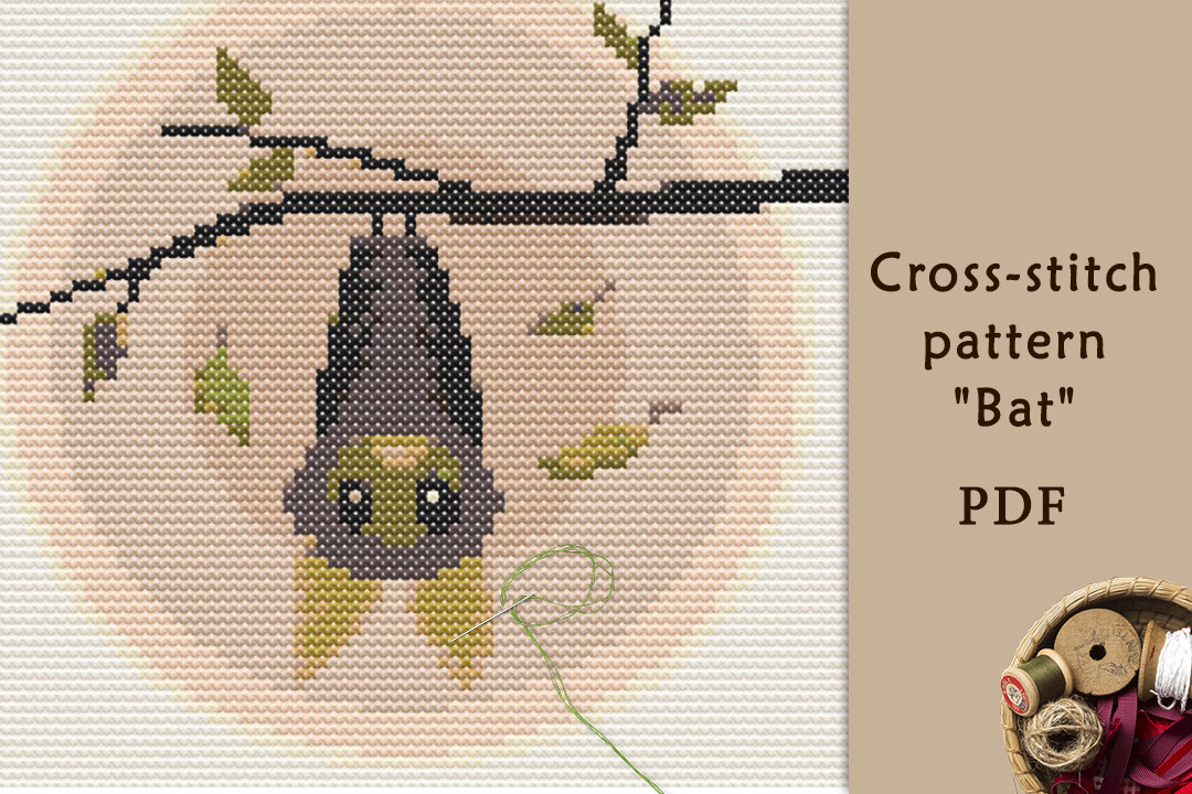 Cross Stitch Pattern "Bat".