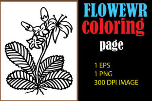 FLOWER COLORING BOOK PAGE Graphic by amjadhossainpinko · Creative Fabrica