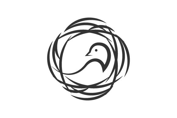 Bird Nest Vector Logo