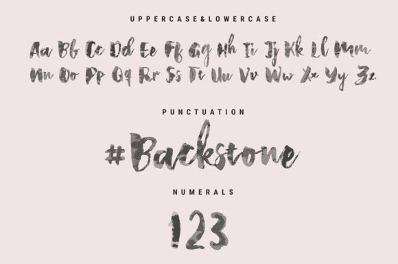 Backstone Fabric Font - Preview 5