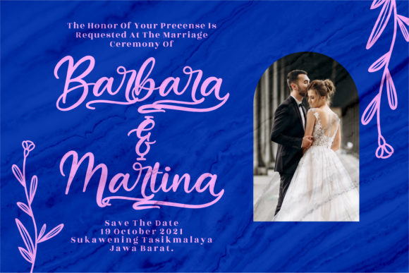 Barfield Lady Font - Preview 3