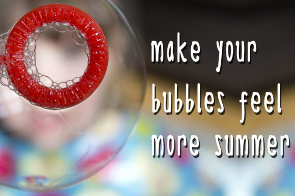 Bubble Summer Font - Preview 3