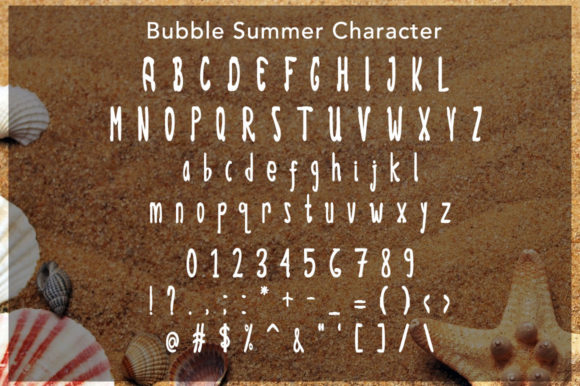 Bubble Summer Font - Preview 4