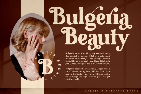Bulgeria Font - Preview 2