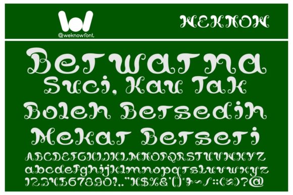 Bunga Font - Preview 1