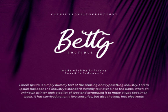 Cathie Font - Preview 1