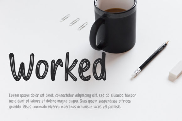 Crack Line Font PNG with transparent background - Preview 3