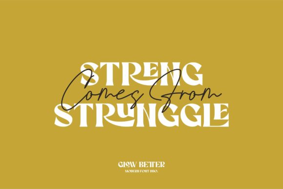 Glow Better Font - Preview 4