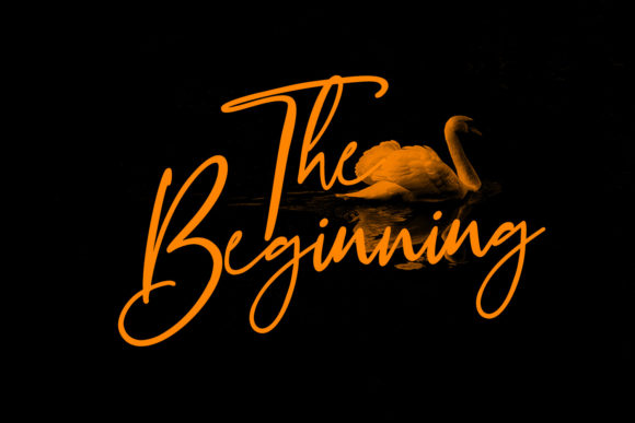 Hillstatic Script Font PNG with transparent background - Preview 2