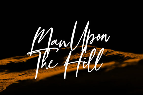 Hillstatic Script Font PNG with transparent background - Preview 3