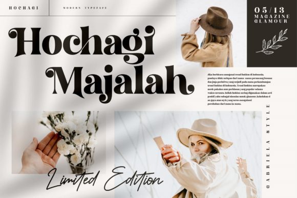 Hochagi Font font preview - 3