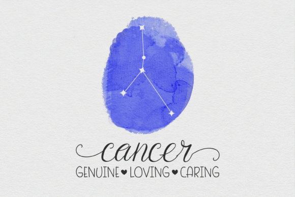Loving Cancer Duo Font PNG with transparent background - Preview 6