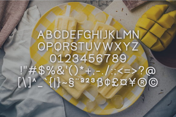 Manggom Font PNG with transparent background - Preview 1