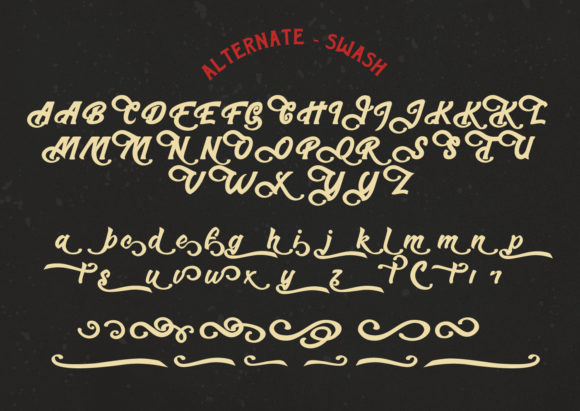 Migueto Font PNG with transparent background - Preview 2
