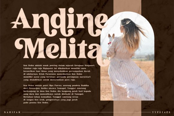 Narifah Font PNG with transparent background - Preview 3