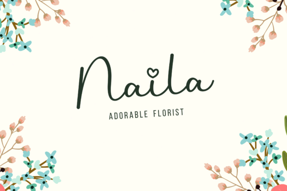 Narllina Font PNG with transparent background - Preview 4