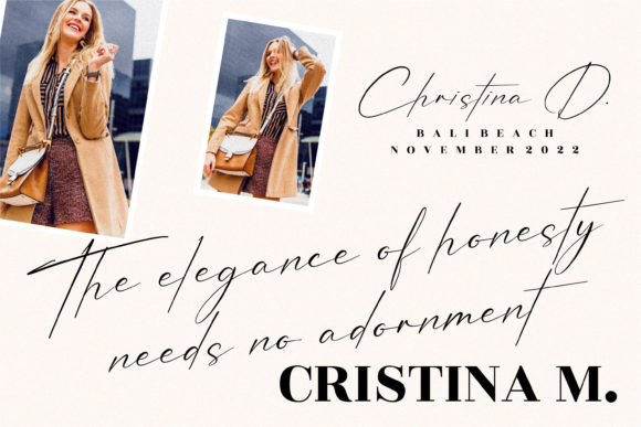 Patricia Signature Font PNG with transparent background - Preview 5