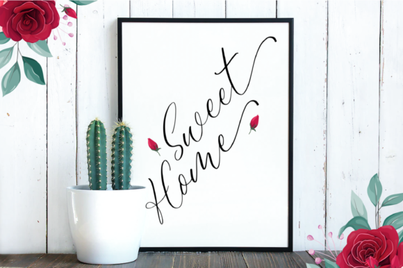 Rosemarina Font PNG with transparent background - Preview 1