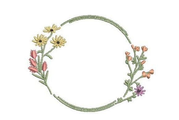 Vintagestyle Round Herb Border