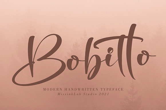 Bobitto Font - Preview 1