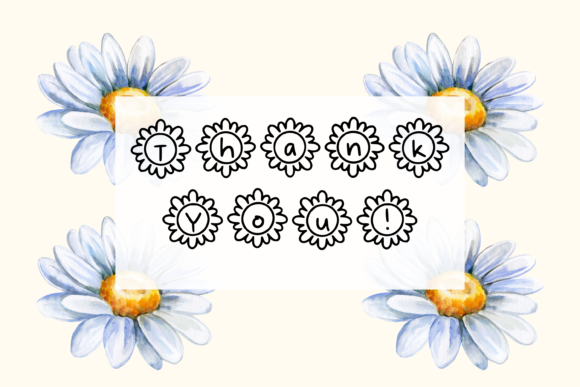 Flowery Font - Preview 4