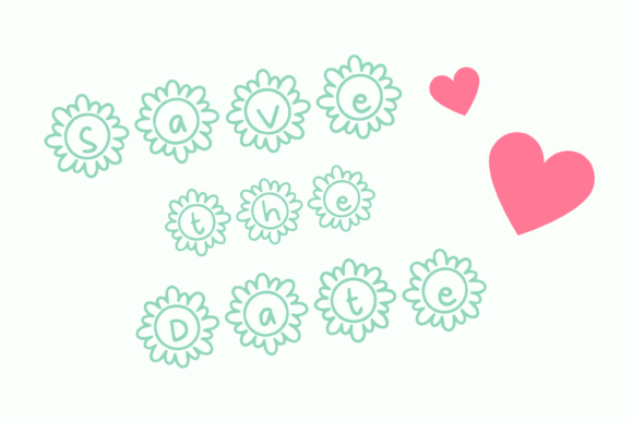 Flowery Font - Preview 5