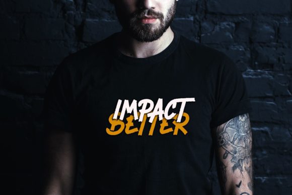 Heavier Font PNG with transparent background - Preview 2
