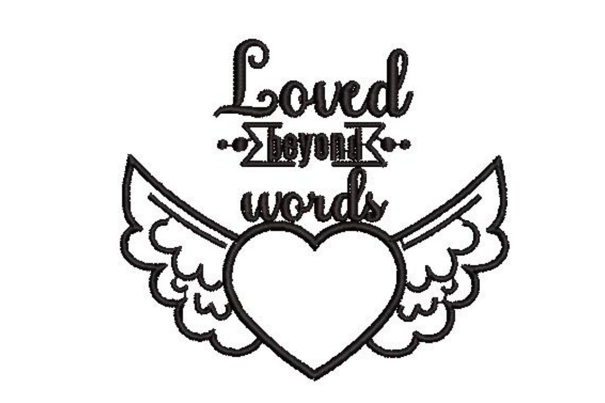 Loved Beyond Words Memorial Sign